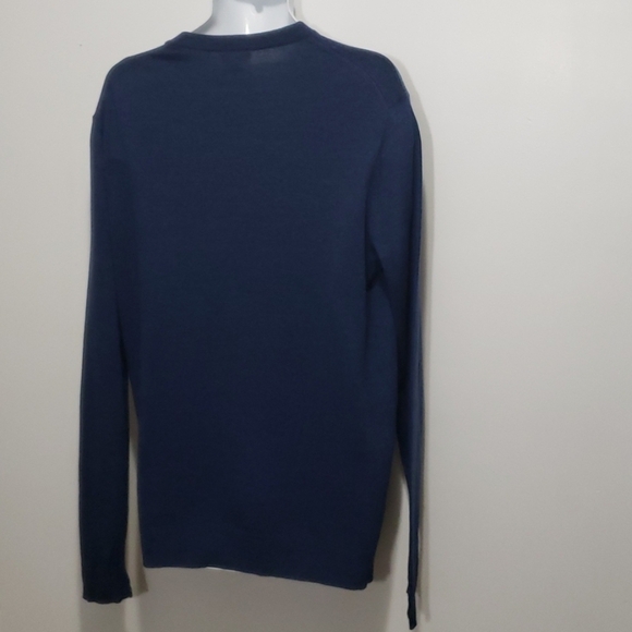 Old Navy Crew Neck Blue Preppy Layer Fall Winter Cozy Sweater - Men's - Picture 4 of 6